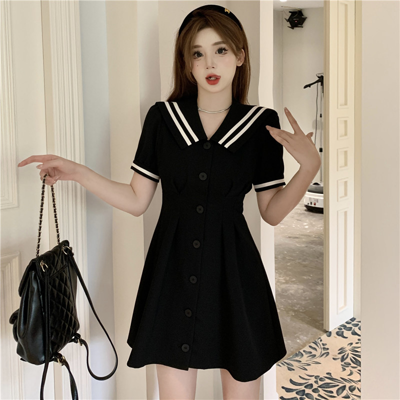 เดรสแขนสั้น มีไซส์ L-4XLอก 38-47 นิ้ว ใส่ได้ทั้งสาวหุ่นดีน่ารักจนถึงสาวอวบพลัสไซส์ จัดส่งฟรี! ทักแชทสั่งซื้อ