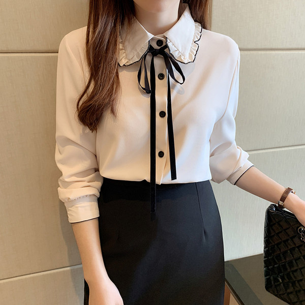 เสื้อชีฟองเกาหลี เสื้อชีฟองสวยๆ