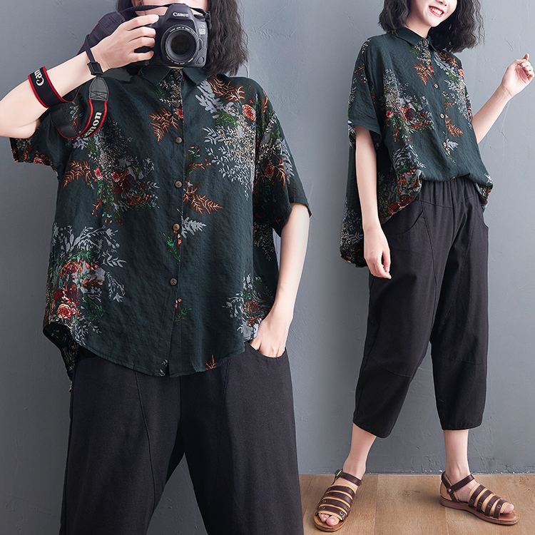 เสื้อลินิน เสื้อผ้าฝ้ายลินิน เสื้อเชิ้ตผ้าลินิน