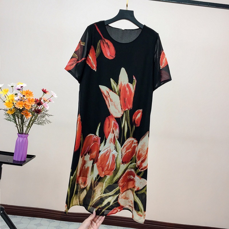 เดรสวัยผู้ใหญ่40-60ปีเดรสคุณแม่