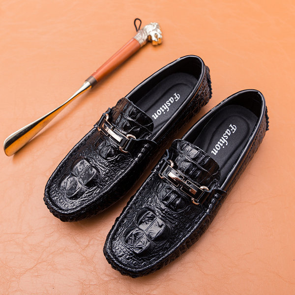 รองเท้าหนังผู้ชาย มีไซส์39-44 รองเท้าโลฟเฟอร์ชาย Slip-On Shoes