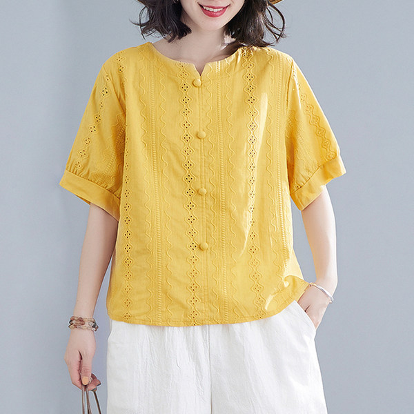 เสื้อลินิน เสื้อผ้าฝ้ายลินิน เสื้อเชิ้ตผ้าลินิน BY Zimo