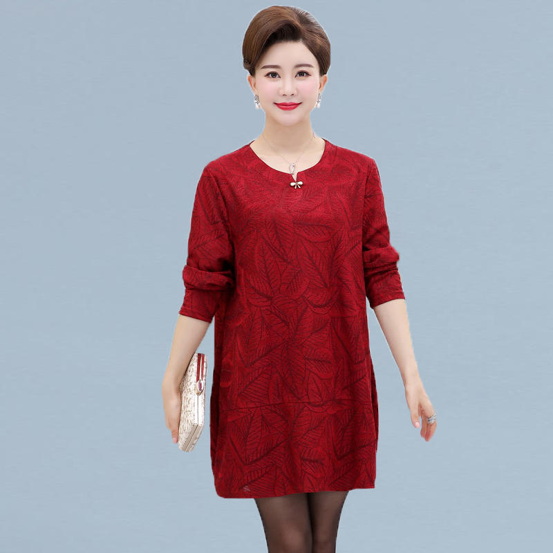 เดรสวัยผู้ใหญ่40-60ปีเดรสคุณแม่