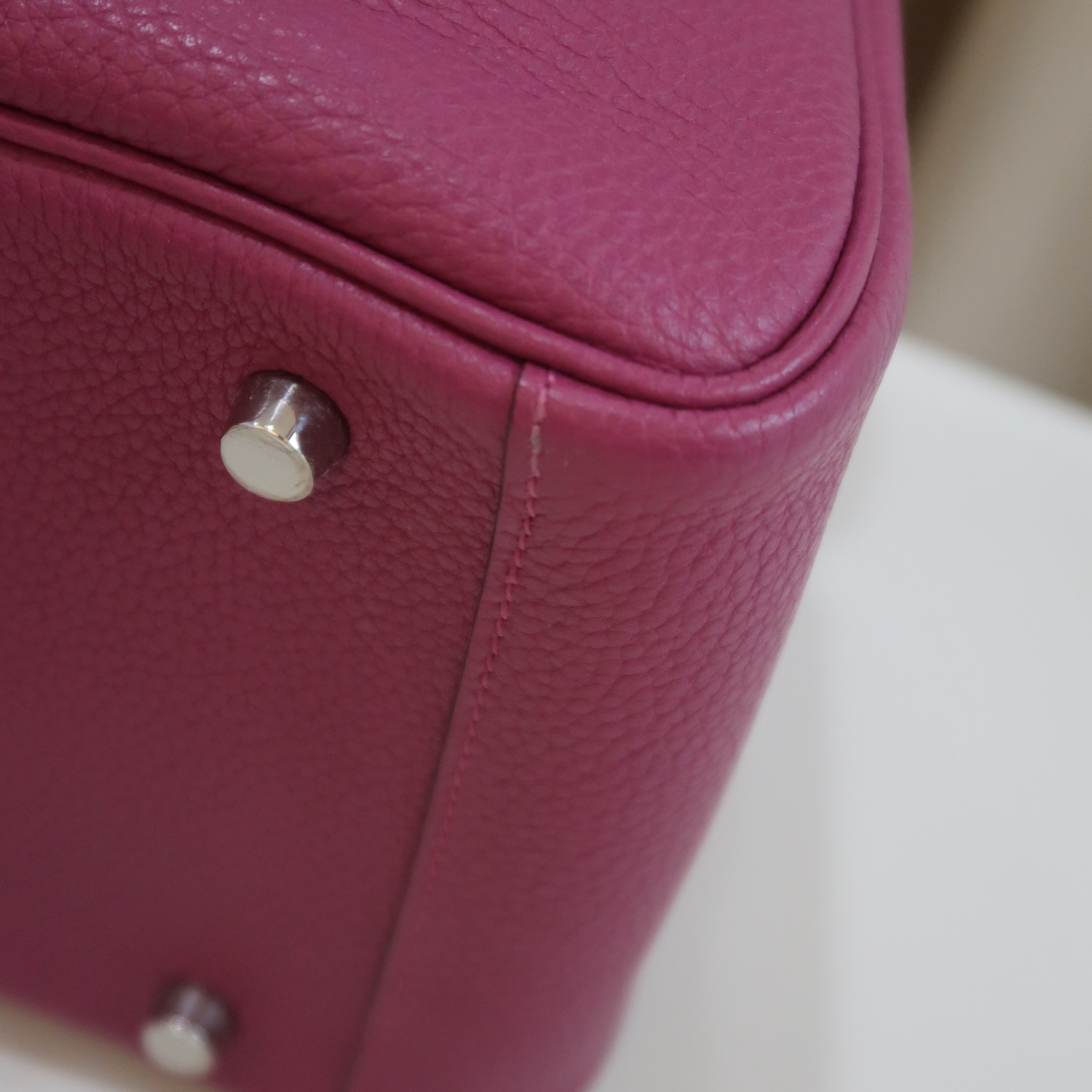 Hermes Tosca Clemence Leather Lindy 30 PHW