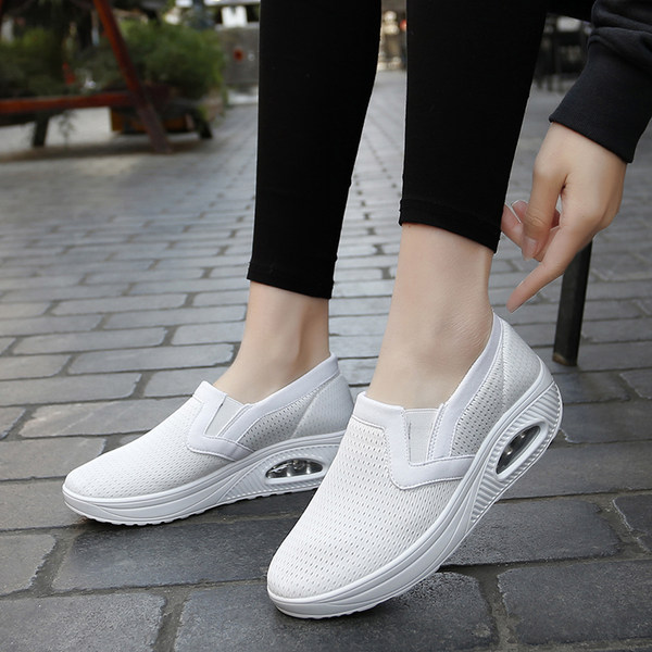 รองเท้าผ้าใบ รองเท้าลำลอง รองเท้าผ้าใบลำลอง รองเท้าแฟชั่นแบบสวม Slipper Shop