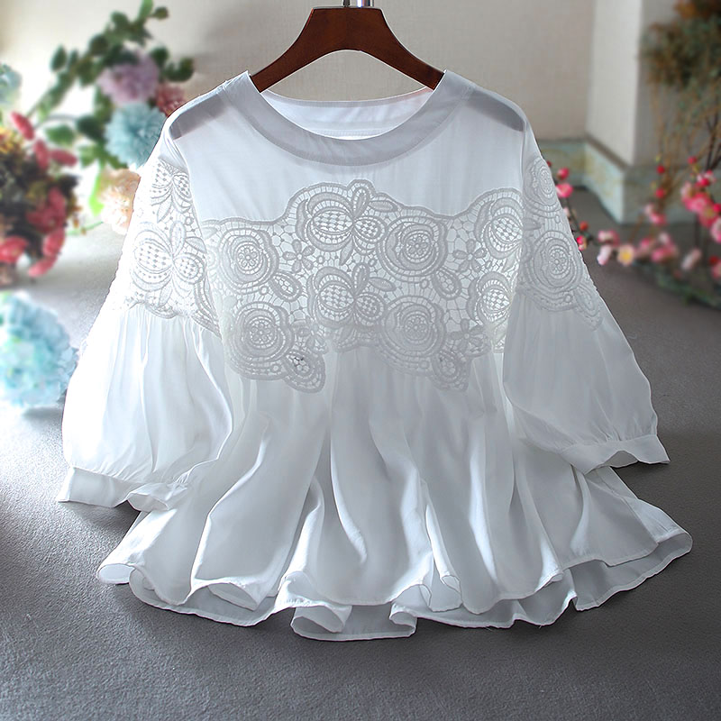เสื้อลินิน เสื้อผ้าฝ้ายลินิน เสื้อเชิ้ตผ้าลินิน ปักลายสวยๆด้วยด้าย สไตล์VINTAGE
