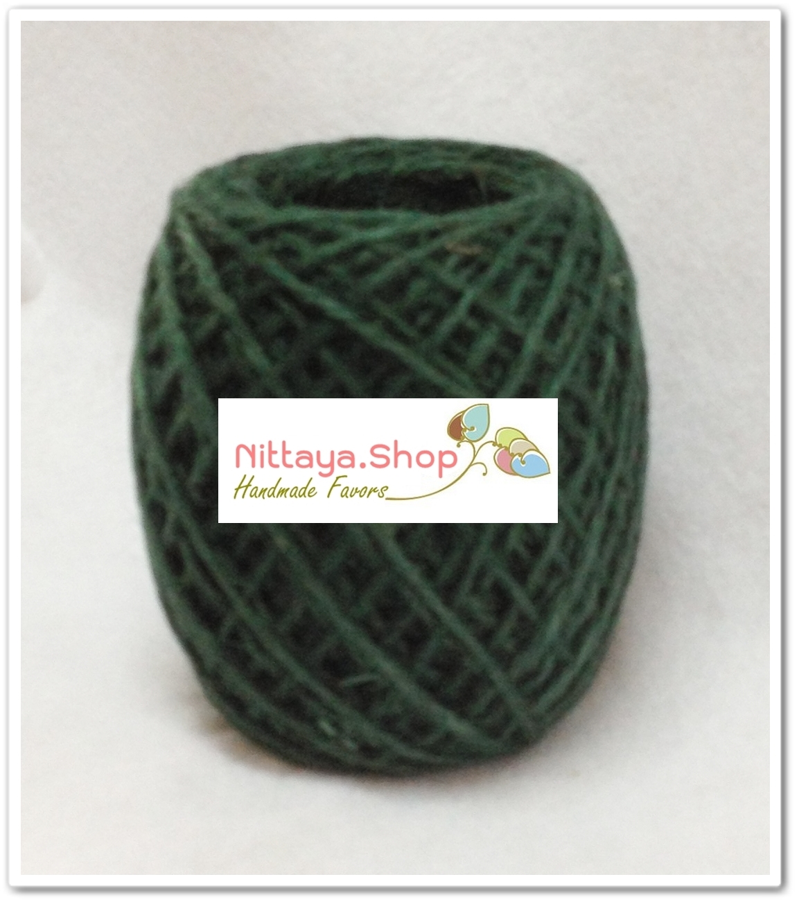 เชือกกระสอบสีธรรมชาติและย้อมสี