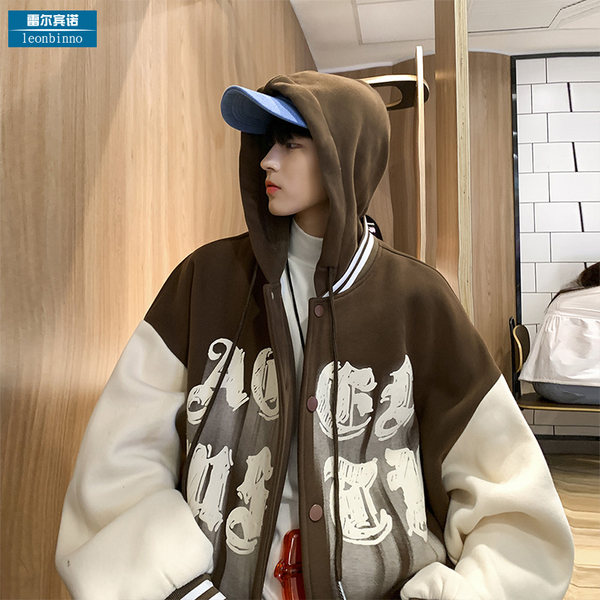 เสื้อแจ็คเก็ตเบสบอล เสื้อคลุม เสื้อแขนยาวสไตล์เกาหลี