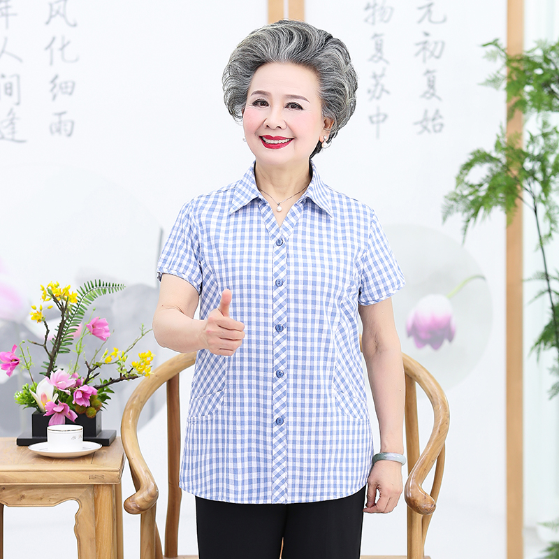 เสื้อคุณยาย เสื้อผู้วัยอายุ60-70ปี มีขนาด L-4XL(อกประมาณ35-45นิ้ว)