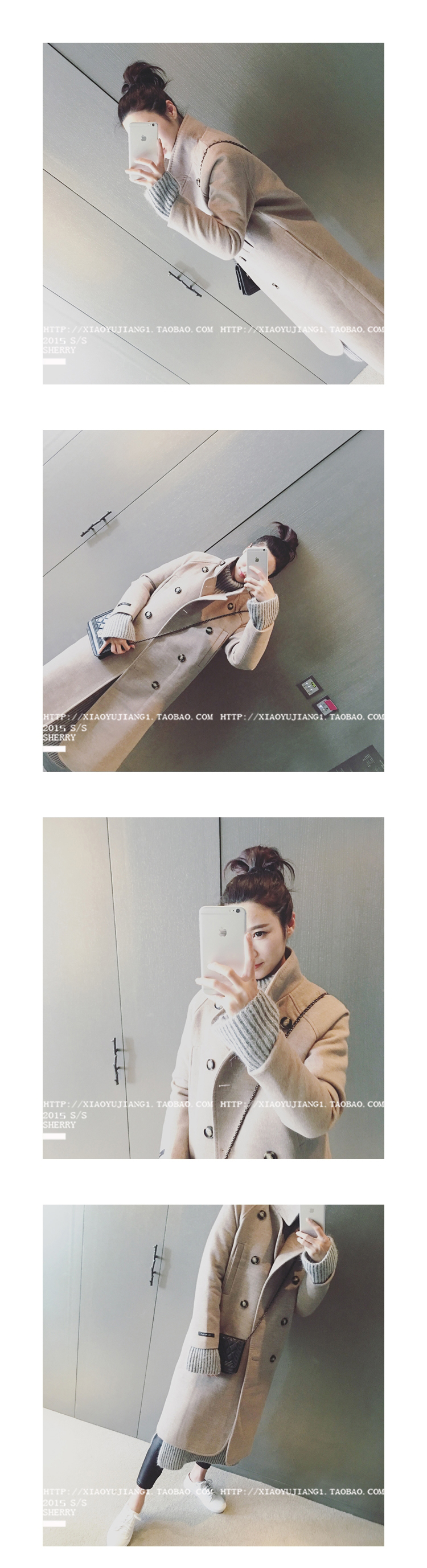 OverCoat เสื้อโค้ทกันหนาว ทรงยาวโอเวอร์ สไตล์ยุโรป ดีไซน์หรู งานดี ผ้าวูลเนื้อละเอียด บุซับในกันลม same pic