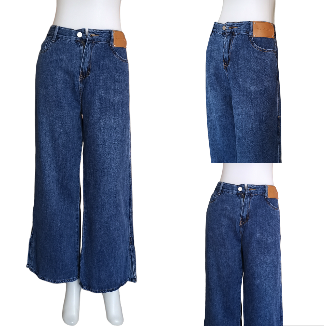 Jeans334 กางเกงยีนส์ขายาวขากระบอกทรงบอย แฟชั่นนำเข้าเกรดพรีเมียม ผ้ายีนส์แท้เนื้อนุ่มน่าใส่ทรงสวยงานดี แมทช์กับอะไรก็เข้า