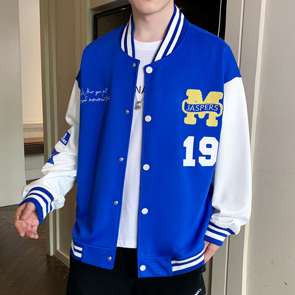 เสื้อแจ็คเก็ตเบสบอล เสื้อคลุม เสื้อแขนยาวสไตล์เกาหลี