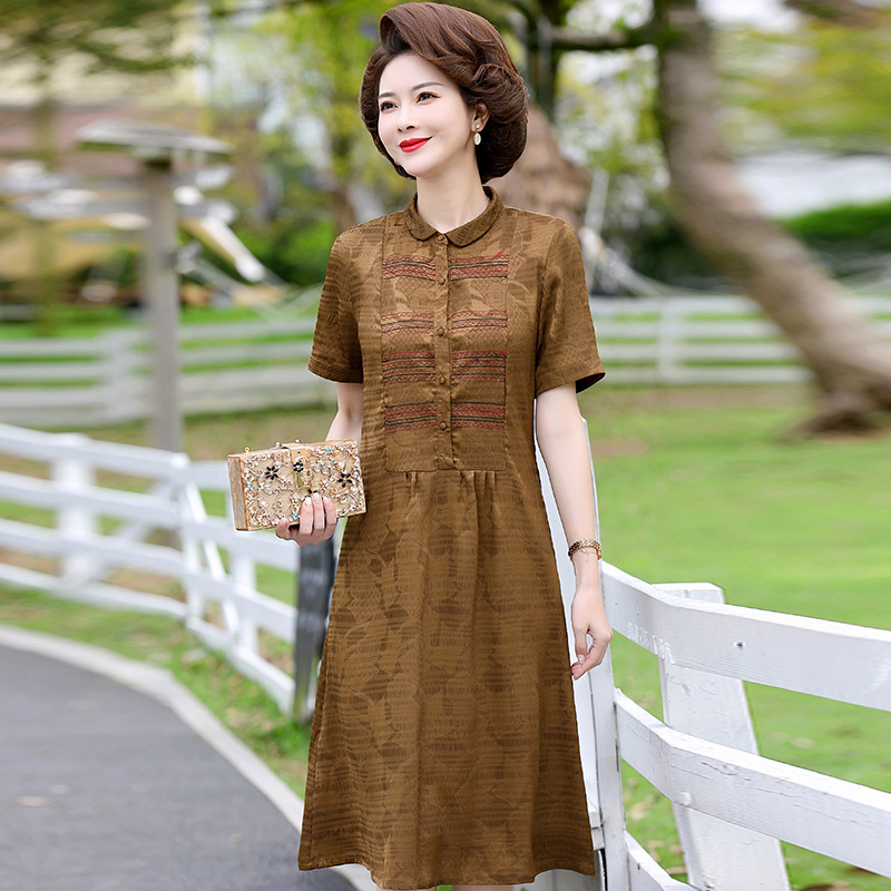 เดรสวัยผู้ใหญ่40-60ปี เดรสคุณแม่ ชุดเดรสทำงานวัยผู้ใหญ่ แบรนด์ MAMA DRESS