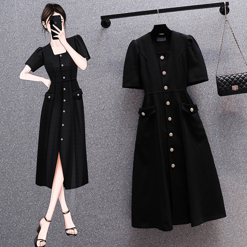 เดรสแขนสั้น มีไซส์ L-4XLอก 38-47 นิ้ว ใส่ได้ทั้งสาวหุ่นดีน่ารักจนถึงสาวอวบพลัสไซส์ จัดส่งฟรี! ทักแชทสั่งซื้อ