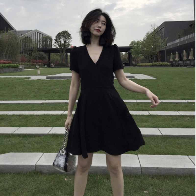 เดรสแขนสั้น มีไซส์ L-4XLอก 38-47 นิ้ว ใส่ได้ทั้งสาวหุ่นดีน่ารักจนถึงสาวอวบพลัสไซส์ จัดส่งฟรี! ทักแชทสั่งซื้อ