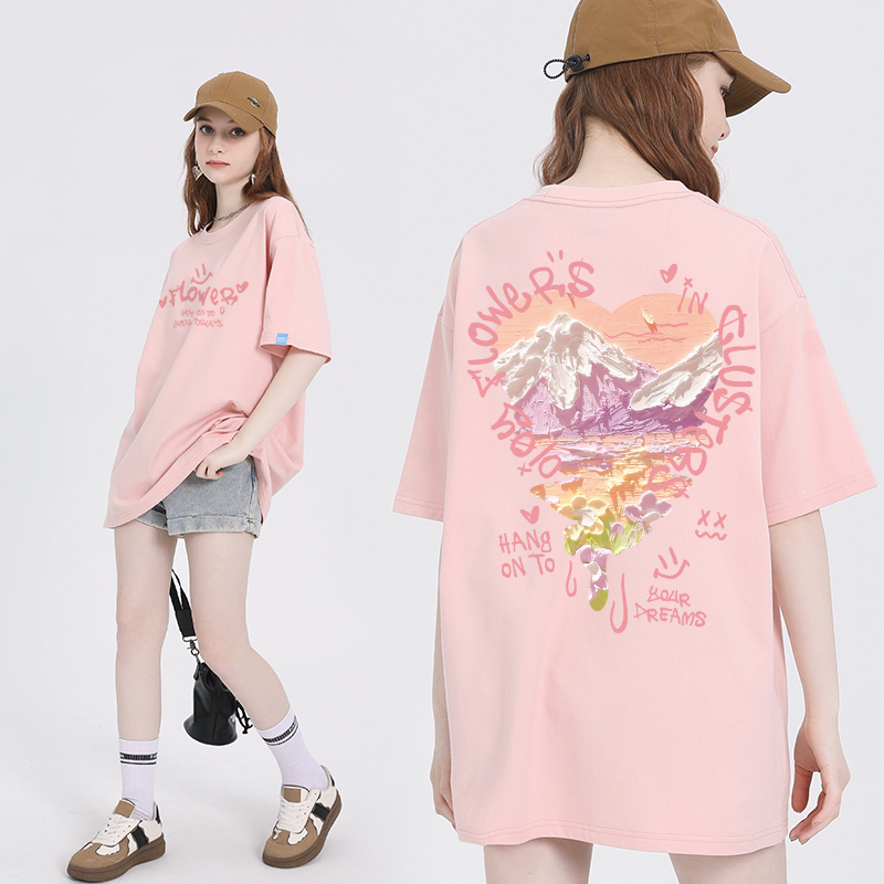 เสื้อผ้าวัยรุ่นเกาหลี เสื้อยืดวัยรุ่นผู้หญิง มีขนาด S M L XL