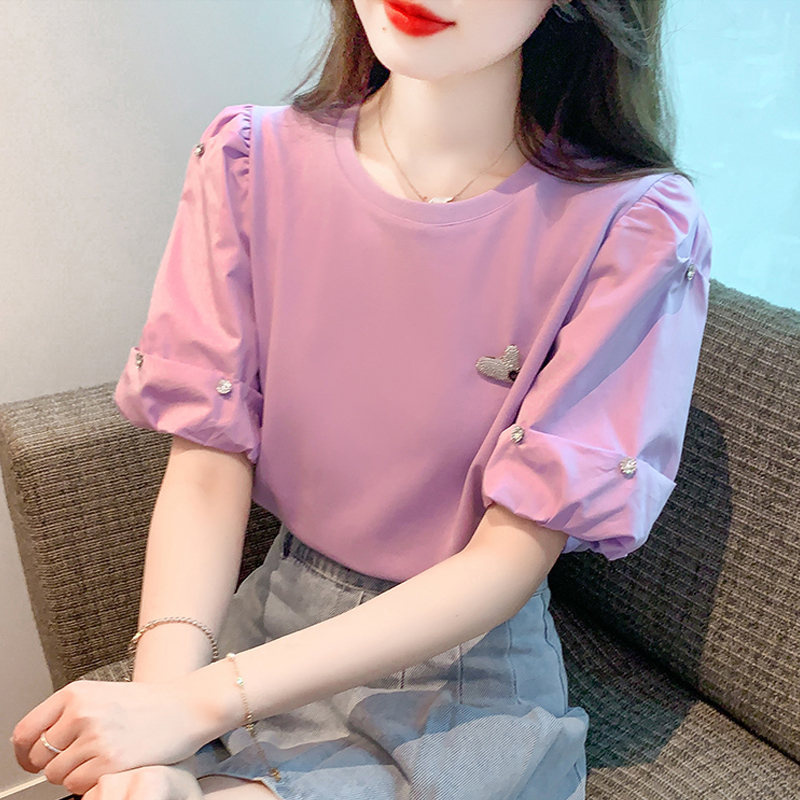 เสื้อผ้าวัยรุ่นเกาหลี เสื้อยืดวัยรุ่นผู้หญิง มีขนาด S M L XL
