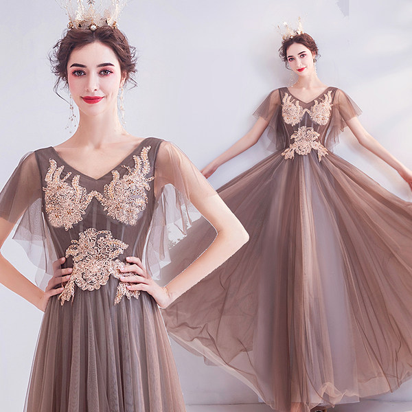 ชุดราตรี ชุดออกงาน ดีไซน์หรู แบรนด์ Angel