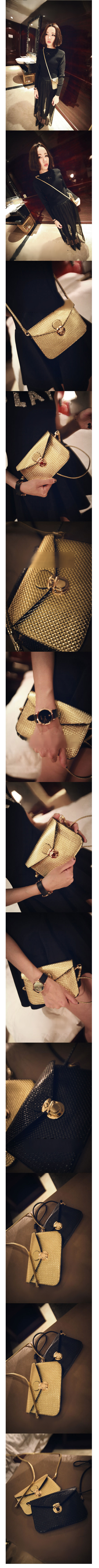 พร้อมส่ง กระเป๋าสะพาย ใบเล็ก สีดำ ทรงสวย Black ตามภาพ