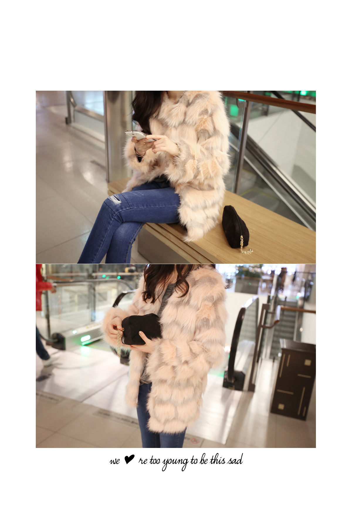 เสื้อกันหนาวขนเฟอร์ หรูหรา น่ารัก งานดี ขนเนื้อนุ่มไม่หลุดง่าย บุซับในกันลม พร้อมส่งจ้า ตามภาพเลยจ้า