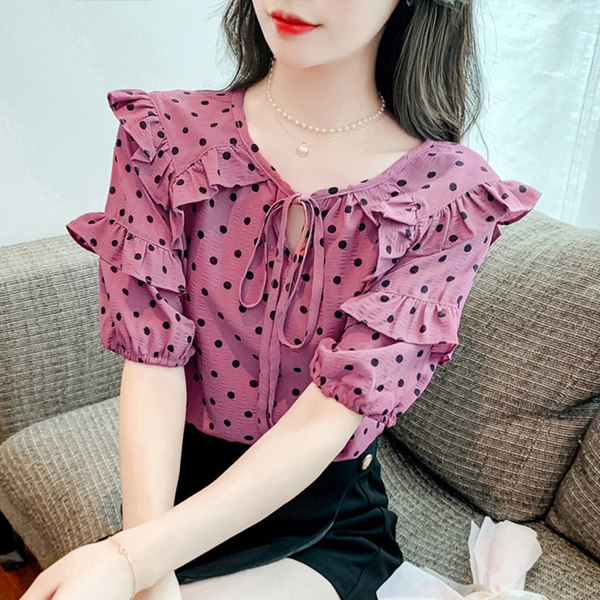 เสื้อชีฟองเกาหลี เสื้อชีฟองสวยๆ