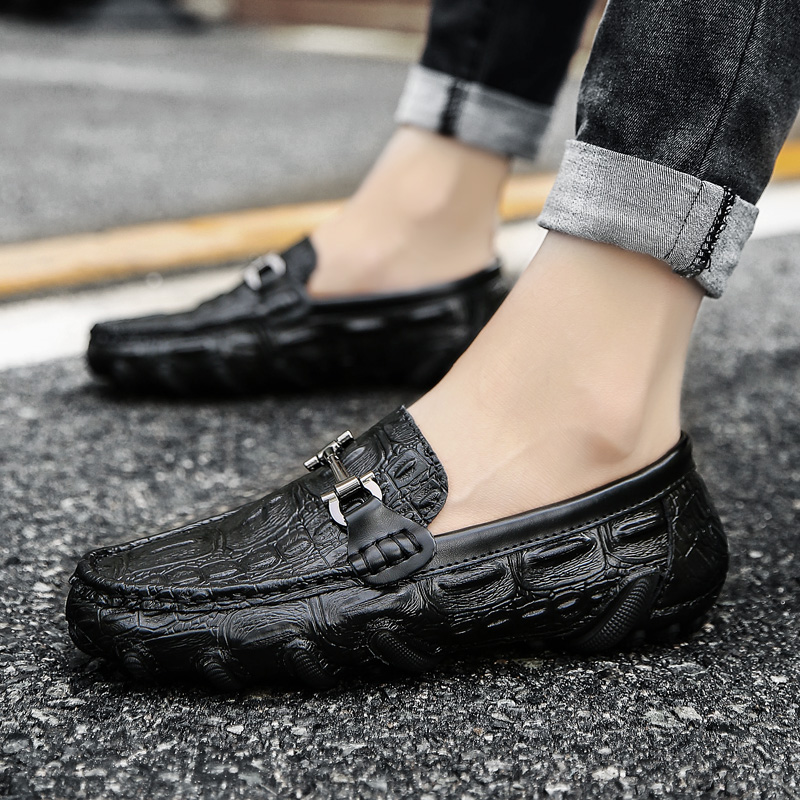 รองเท้าหนังผู้ชาย มีไซส์39-44 รองเท้าโลฟเฟอร์ชาย Slip-On Shoes