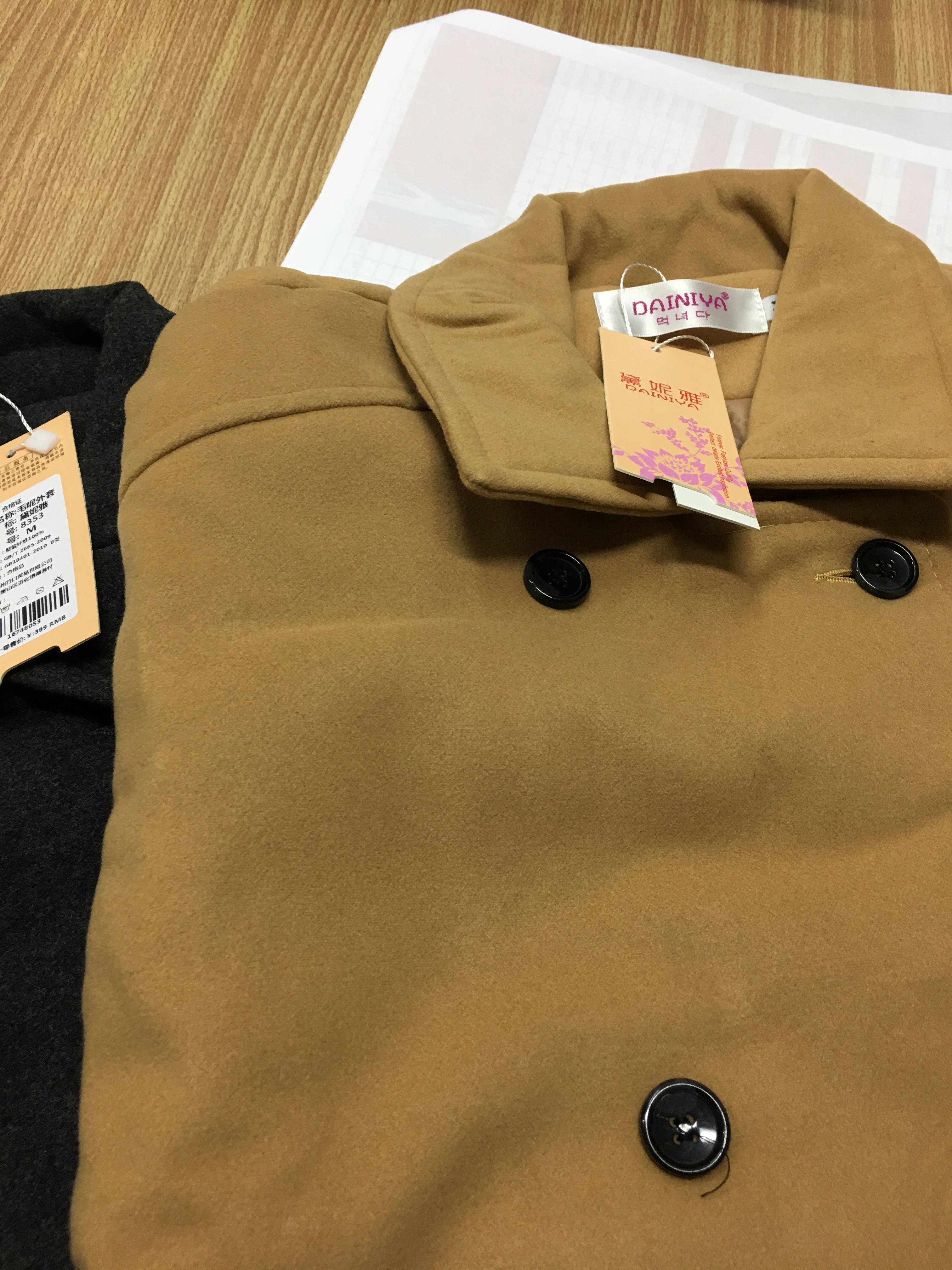 OverCoat เสื้อโค้ทกันหนาวตัวยาว สีน้ำตาล งานดี ผ้าวูลเนื้อดีเรียบไม่เป็นขุย บุซับในกันลมอย่างดี พร้อมส่ง