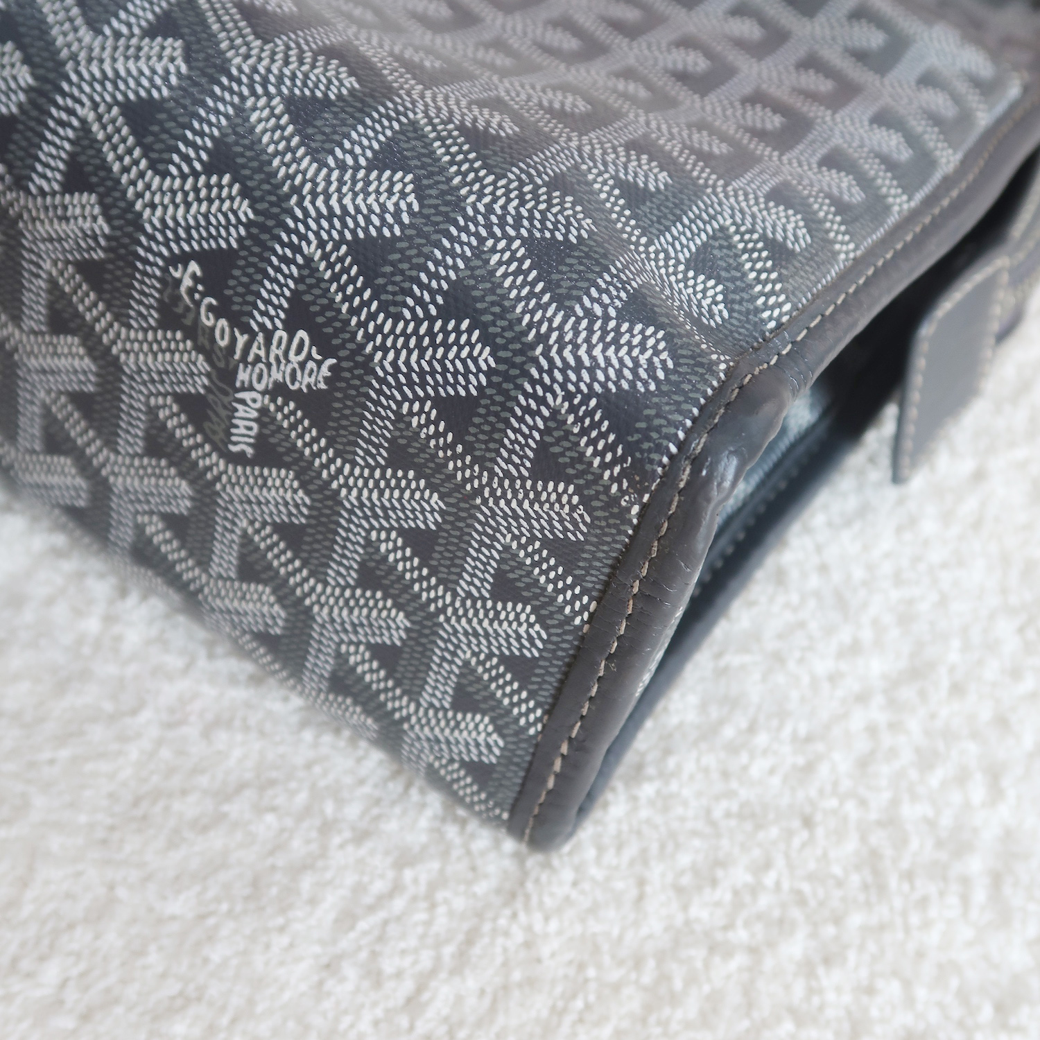 Goyard Grey Jouvence Clutch MM 2020