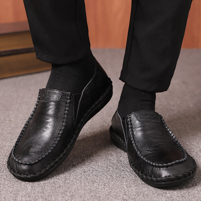 รองเท้าหนังผู้ชาย มีไซส์39-44 รองเท้าโลฟเฟอร์ชาย Slip-On Shoes
