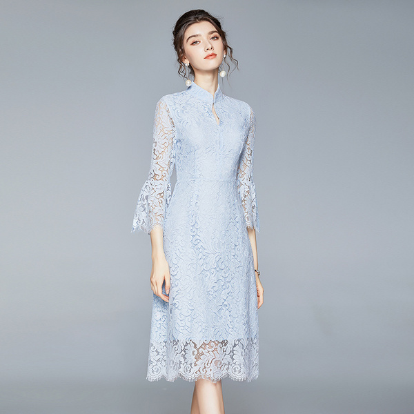 เดรสยาวแฟชั่น เดรสลำลอง ชุดเดรสยาว ชุดเดรสแซก DRESS MIROR