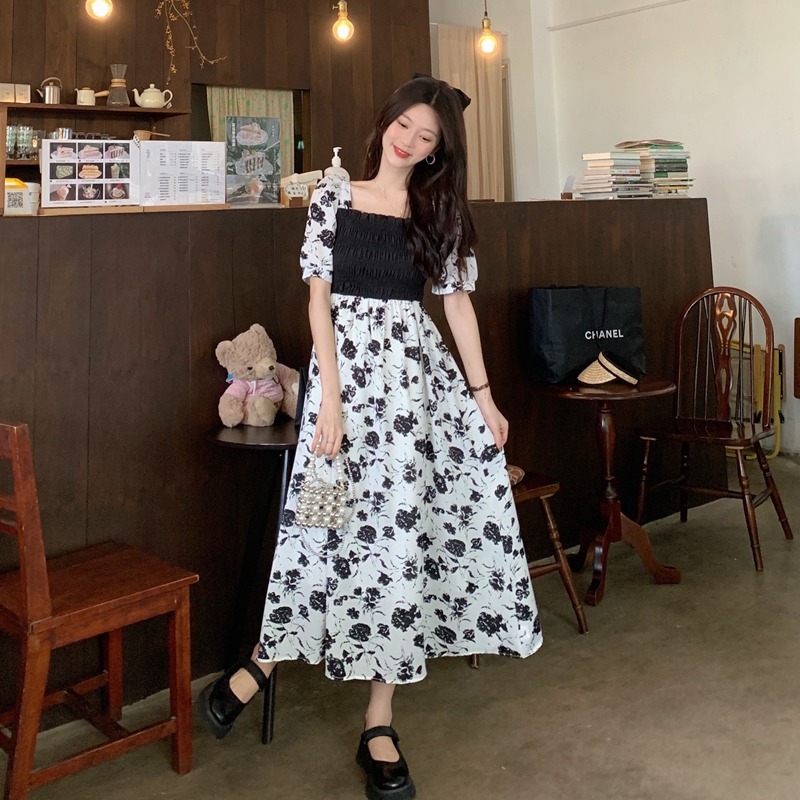 เดรสวัยรุ่น-เดรสคนอ้วนวัยรุ่น L-4XL(อก38-46 นิ้ว)