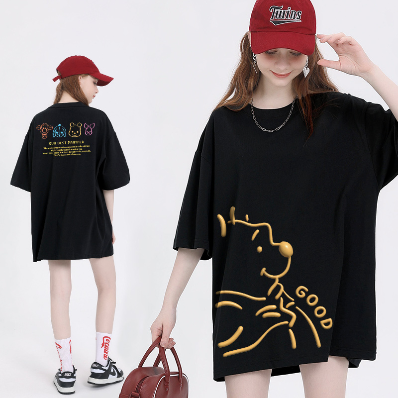 เสื้อผ้าวัยรุ่นเกาหลี เสื้อยืดวัยรุ่นผู้หญิง มีขนาด S M L XL