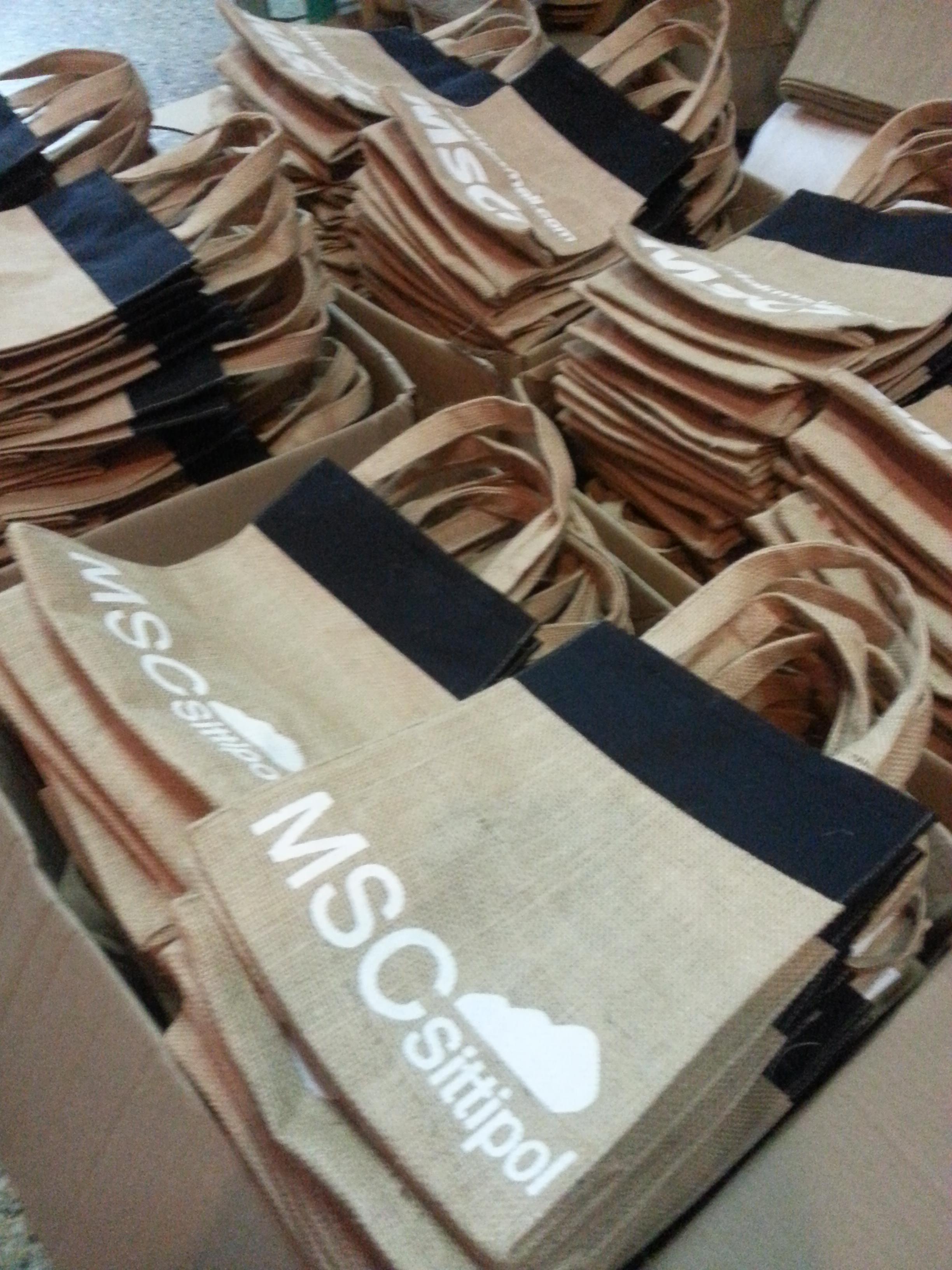 ถุงผ้ากระสอบสกรีน...บจก.MSC Sittipol