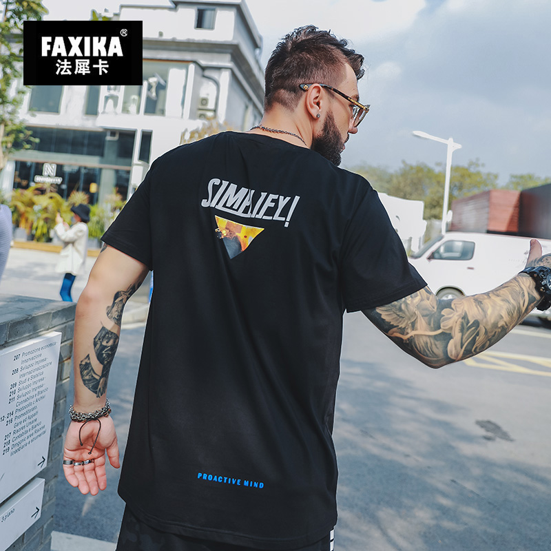 เสื้อยืดผู้ชายอ้วน S-5XL(อกเสื้อ39-51นิ้ว)