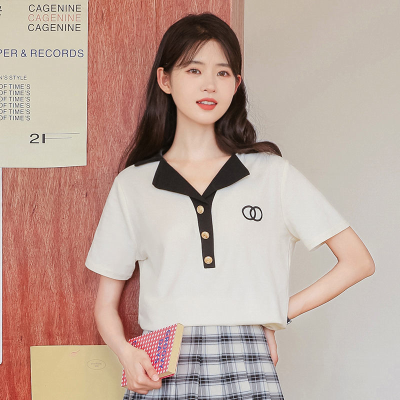 เสื้อผ้าวัยรุ่นเกาหลี เสื้อยืดวัยรุ่นผู้หญิง มีขนาด S M L XL