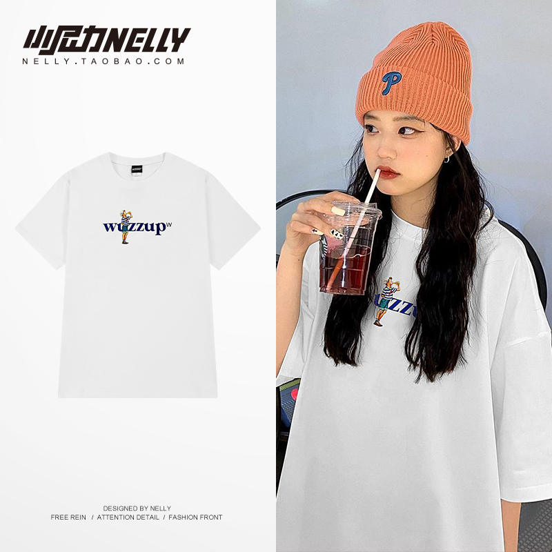 เสื้อยืดคอกลม ผู้ชาย เสื้อยืดผู้ชายเกาหลี เสื้อยืดเกาหลี แบรนด์ NELLY