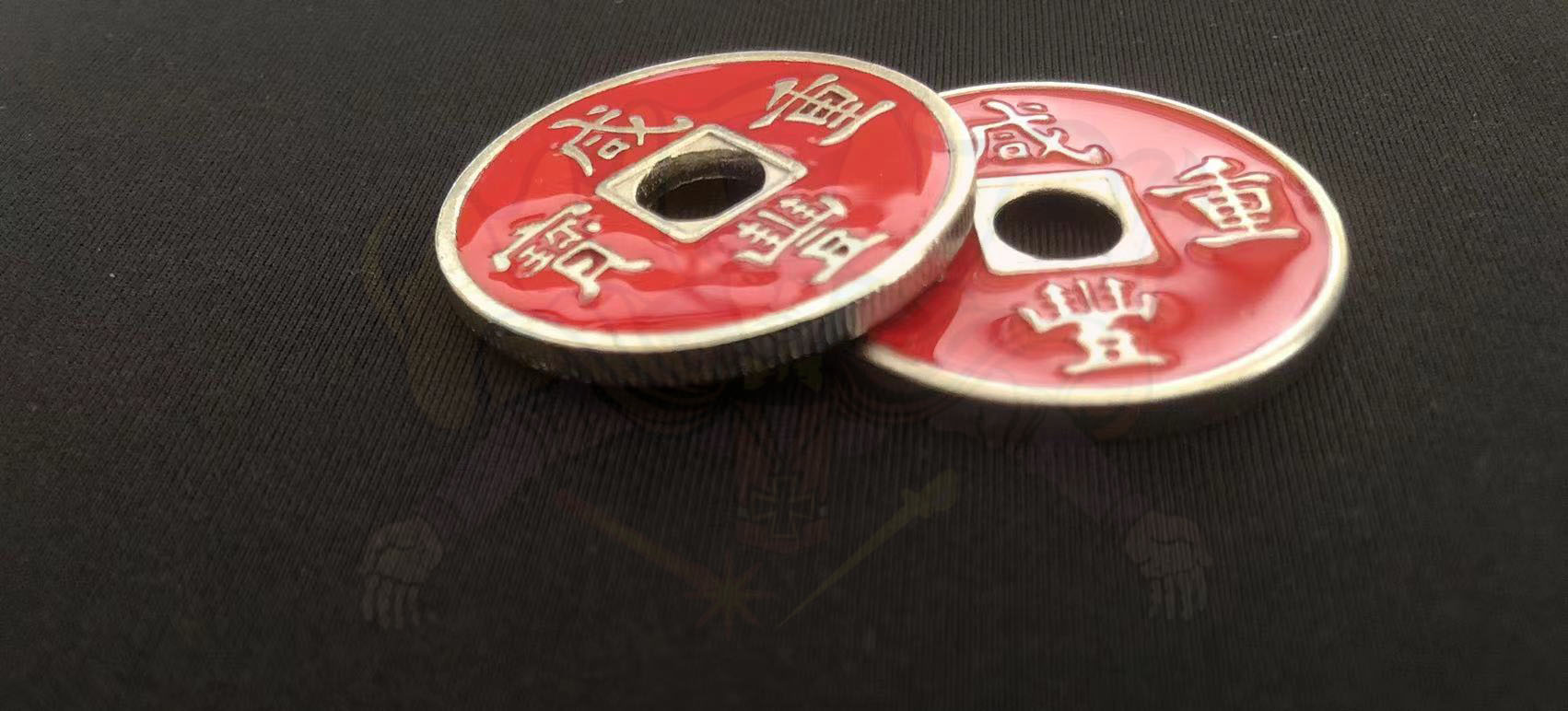 อุปกรณ์ เสริมมายากล เหรียญจีน + ฝาครอบ (Chinese Coin + Shell)