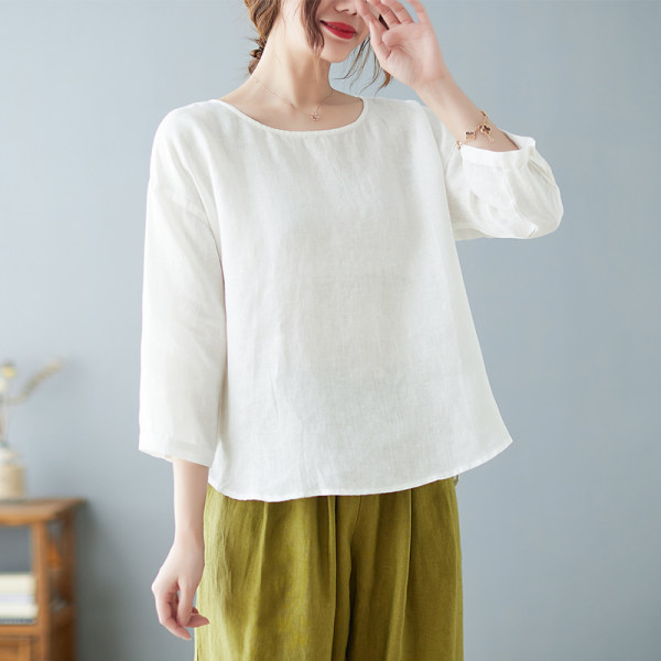 เสื้อลินิน แบบเสื้อสวยๆ เสื้อผ้าฝ้ายลินิน เสื้อเชิ้ตผ้าลินิน BY LININ