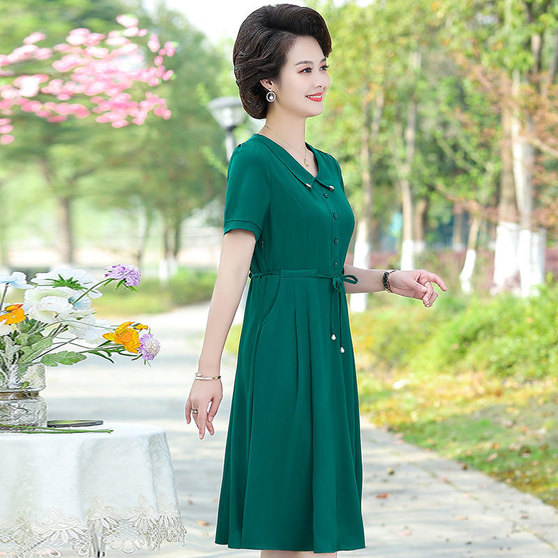 เดรสวัยผู้ใหญ่40-60ปี เดรสคุณแม่ ชุดเดรสทำงานวัยผู้ใหญ่ แบรนด์ MAMA DRESS