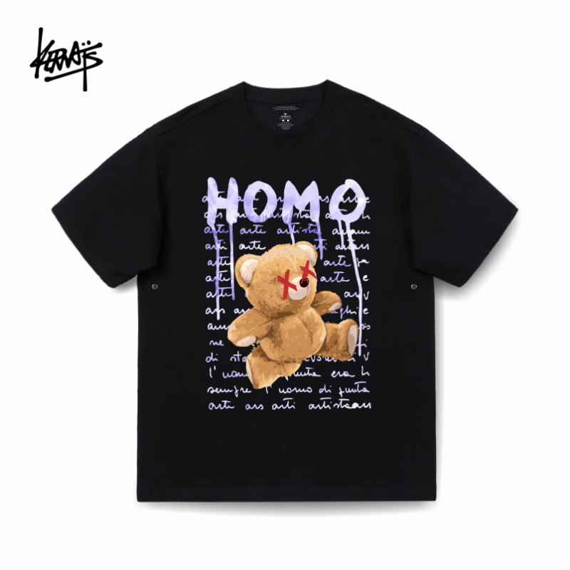 เสื้อยืดผู้ชายอ้วน S-6XL น้ำหนักผู้สวม 50-135 กิโลกรัม