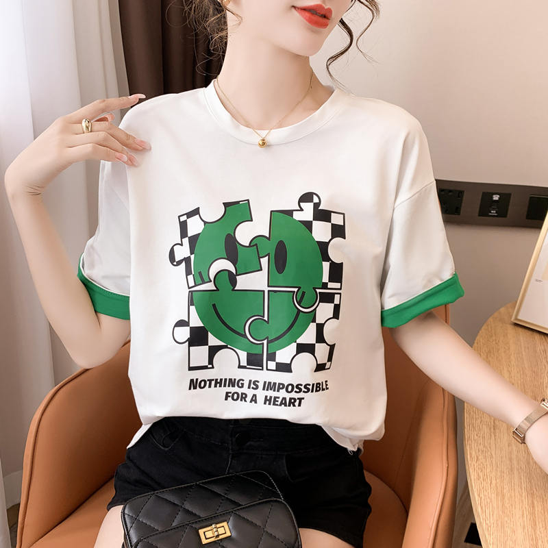เสื้อยืดวัยรุ่นน่ารักๆ เสื้อวัยรุ่นแขนสั้น เสื้อผ้าวัยรุ่นเกาหลี แบรนด์ Wiyike