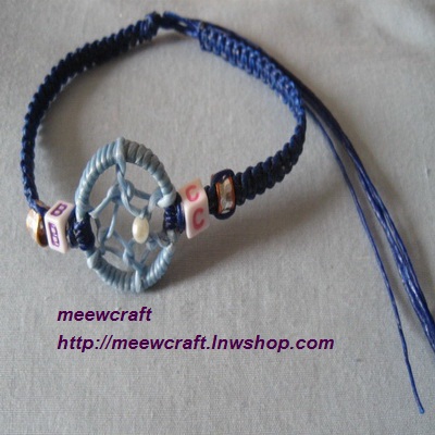 สร้อยข้อมือตาข่ายดักฝัน#Dm045 size8"