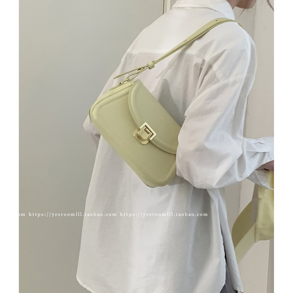 กระเป๋าสะพายข้างผู้หญิง กระเป๋าสะพายสไตล์เกาหลี By Japanese フェンディ authentic bag