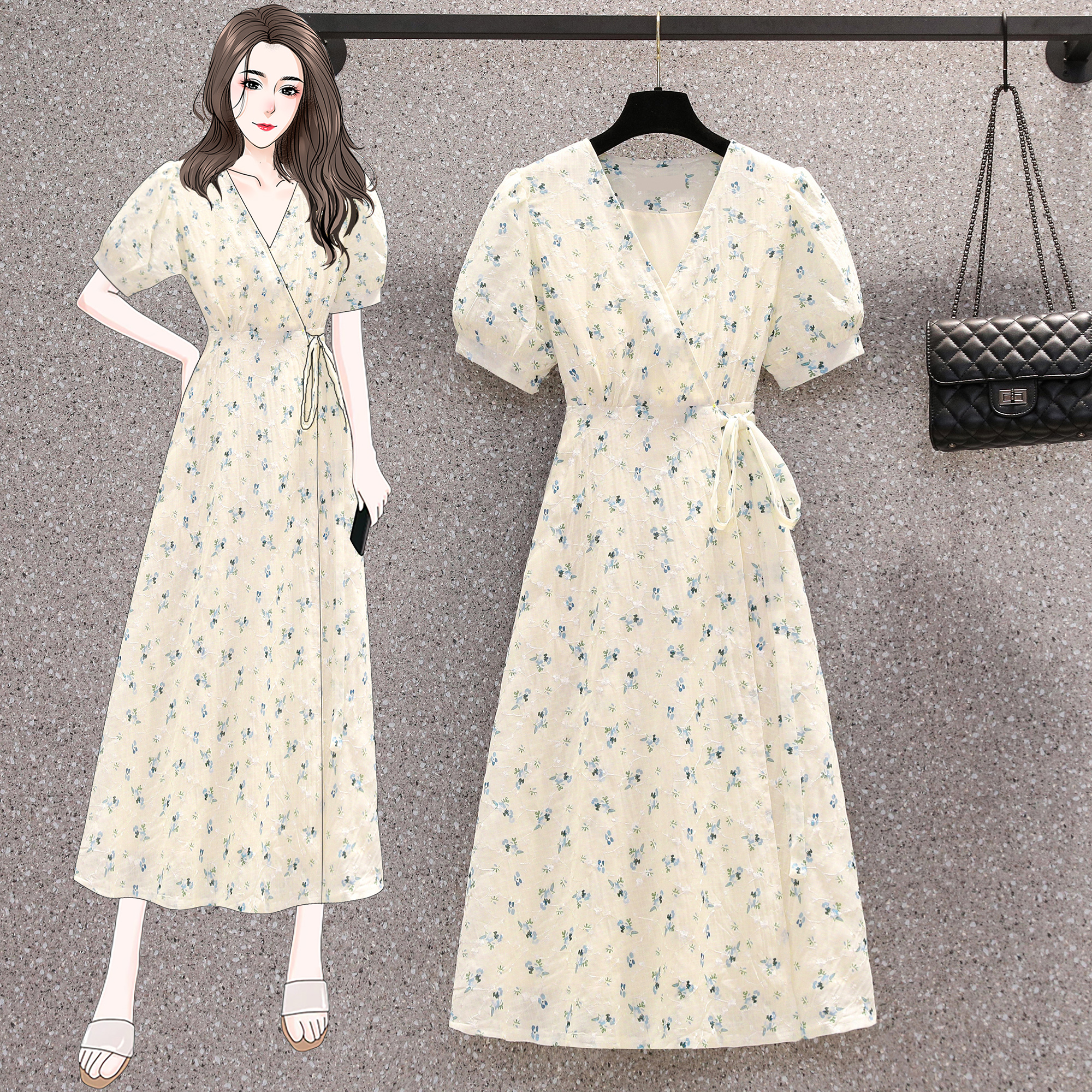 เดรสสาวอวบ มีไซส์ L-4XLอกเสื้อ 38-47 นิ้ว ใส่ได้ทั้งสาวหุ่นดีน่ารักจนถึงสาวอวบพลัสไซส์ จัดส่งฟรี! ทักแชทสั่งซื้อ