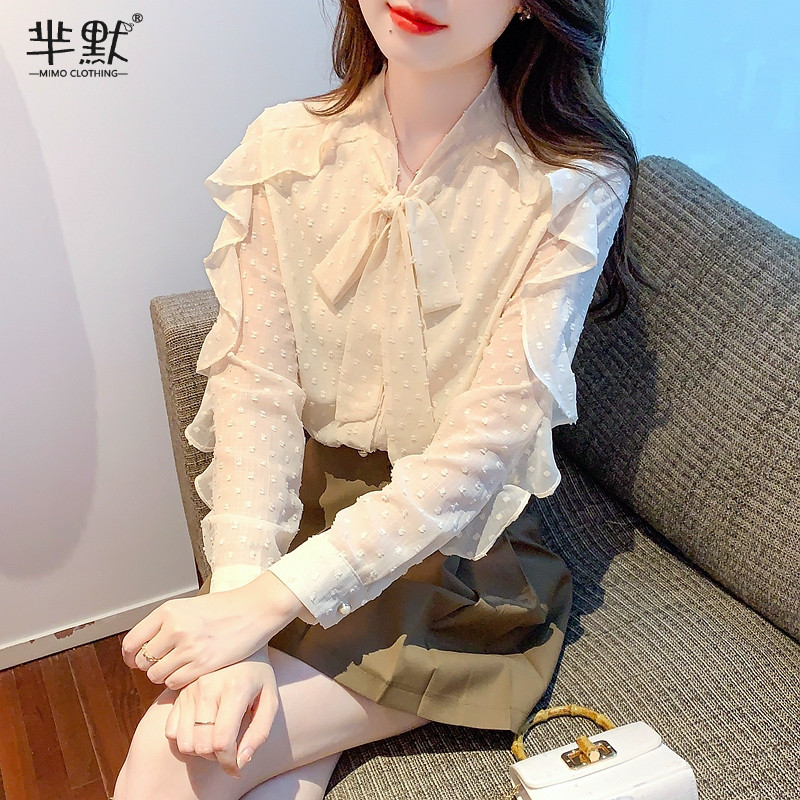 เสื้อลูกไม้ เสื้อเชิ้ตแขนยาว
