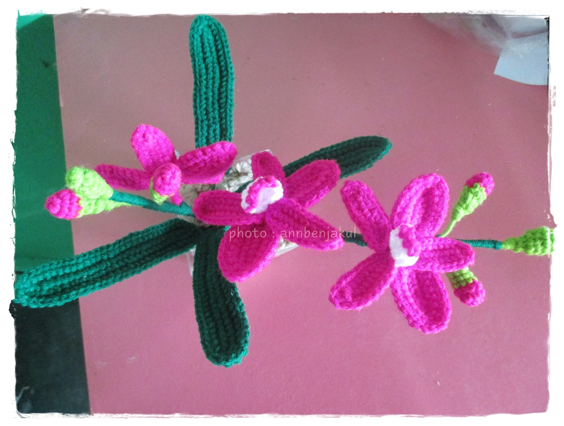 กล้วยไม้ถัก (orchid crochet)