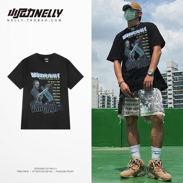 เสื้อยืดคอกลม ผู้ชาย เสื้อยืดผู้ชายเกาหลี เสื้อยืดเกาหลี แบรนด์ NELLY