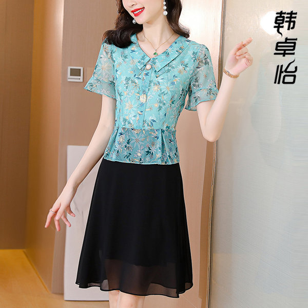 เดรสวัยผู้ใหญ่40-60ปี เดรสคุณแม่ ชุดเดรสทำงานวัยผู้ใหญ่ แบรนด์ MAMA DRESS