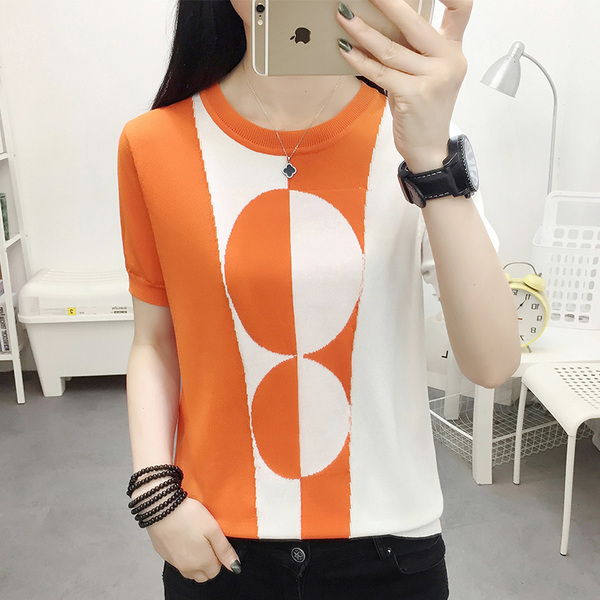 เสื้อทีเชิ้ตวัยรุ่น เนื้อผ้านิตติ้ง ใส่ได้ยืดได้ไม่คัน