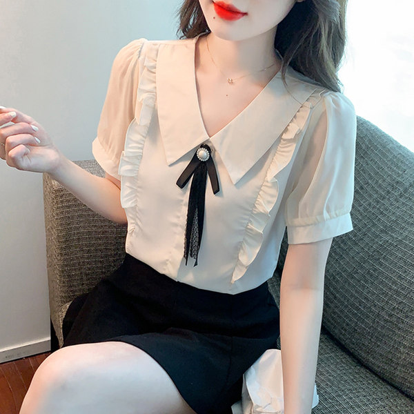 เสื้อชีฟองเกาหลี เสื้อชีฟองสวยๆ